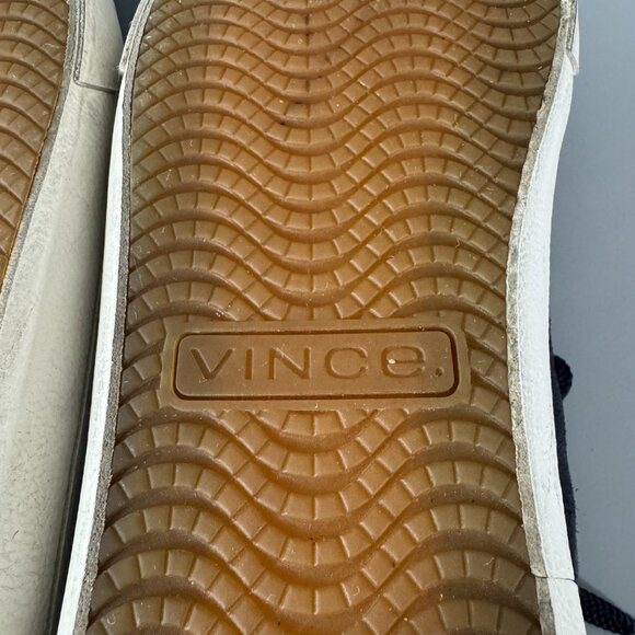 Vince Parker Low Top Sneakers in Coastal Blue Suede, Size US 10.5 - Picture 10 of 14